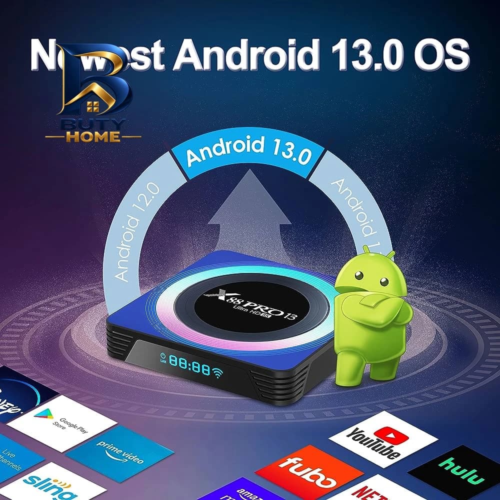 اندروید باکس ایکس 88 مدل Pro 13 Acrylic 4/32GB — تصویر ۷