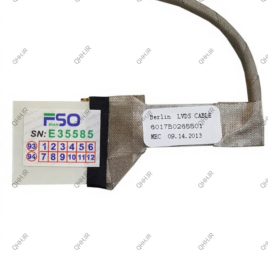 فلت تصویر لپ تاپ توشیبا Satellite C650_6017B0265501 — تصویر ۳