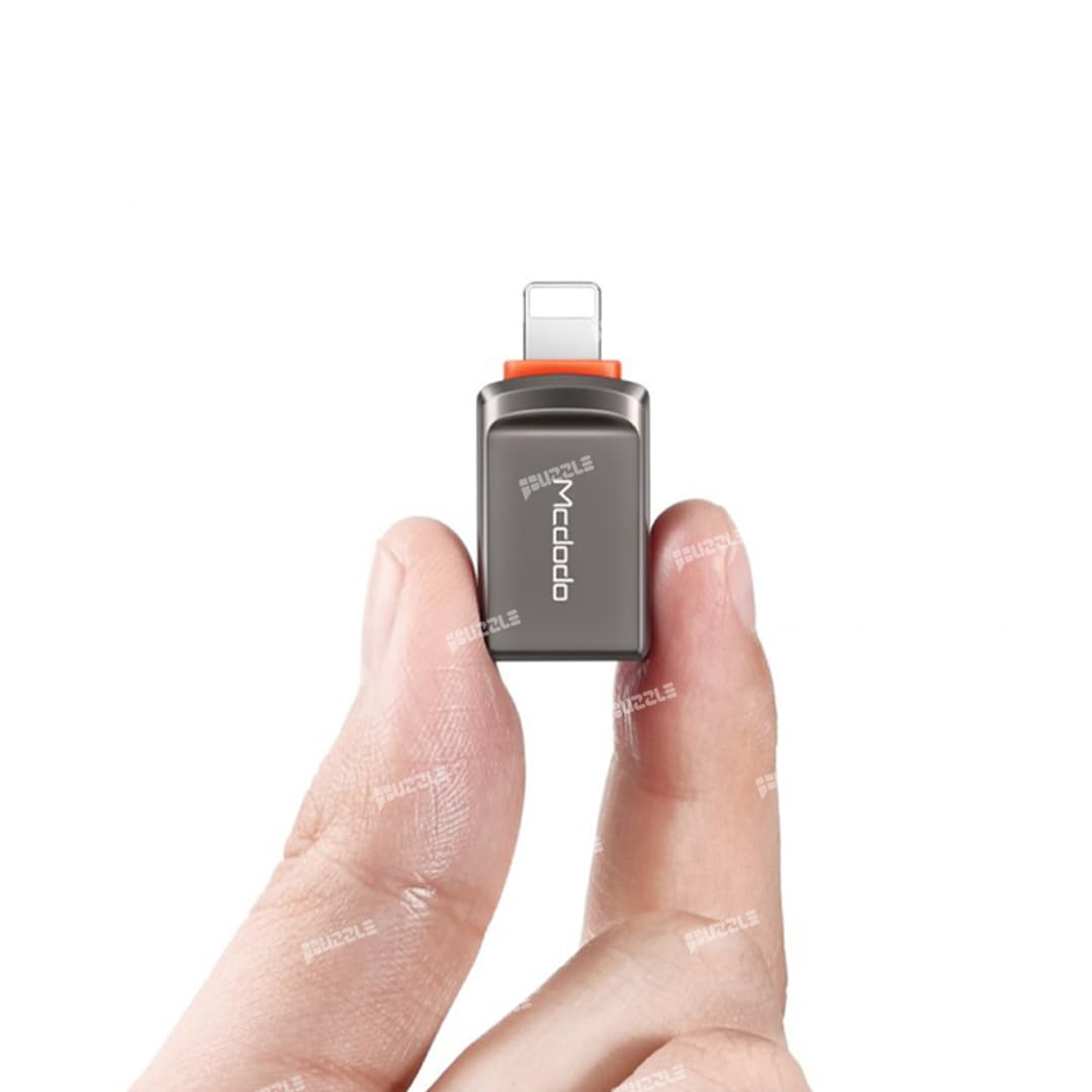 مبدل OTG لایتنینگ به USB 3 مک دودو مدل OT-8600 برای آیفون — تصویر ۴
