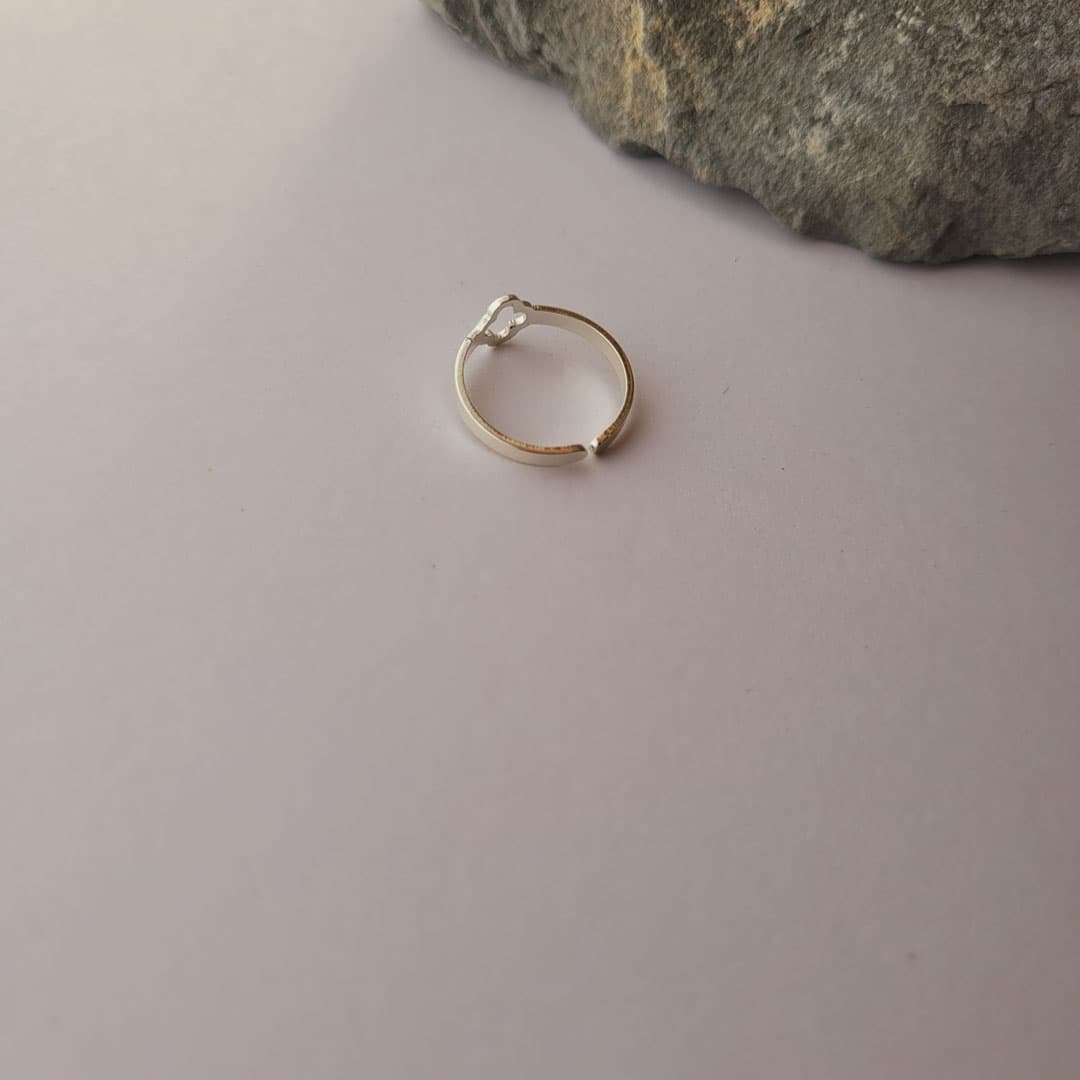 بند انگشتی استیل طرح ونکلیف Van Cleef & Arpels — تصویر ۵