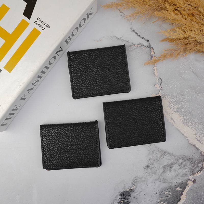 کیف پول کتابی شرانگ مشکی 84-33