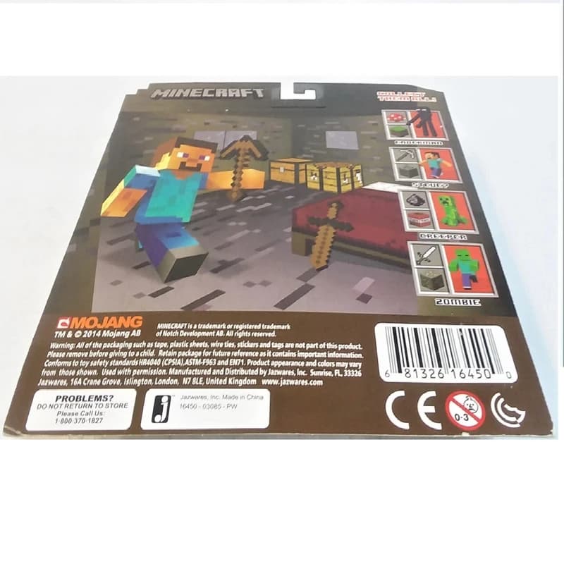اکشن فیگور جزوزر مدل ماینکرفت OverWorld Survival مجموعه 6 عددی — تصویر ۳