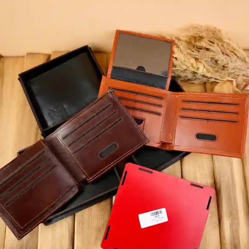کیف پول جیبی مردانه چرم جعبه دار 3-21 — تصویر ۲