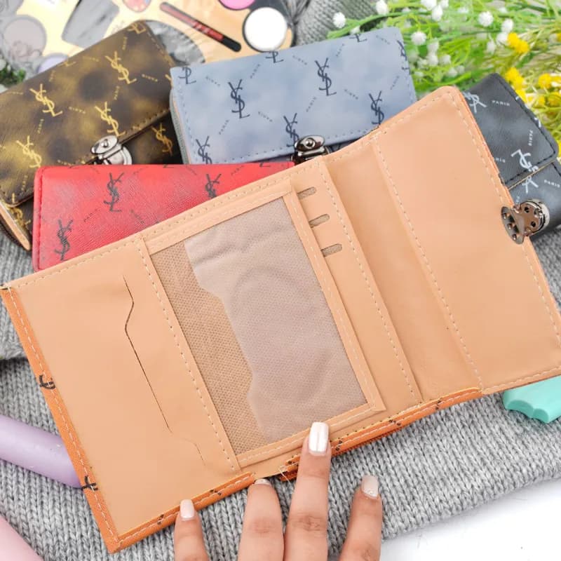 کیف پول پشت زیپ قفلی YSL 287-3 — تصویر ۲