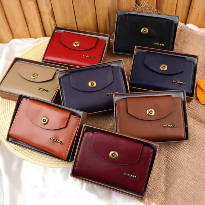 کیف پول مگنتی چرم دخترانه 17-13