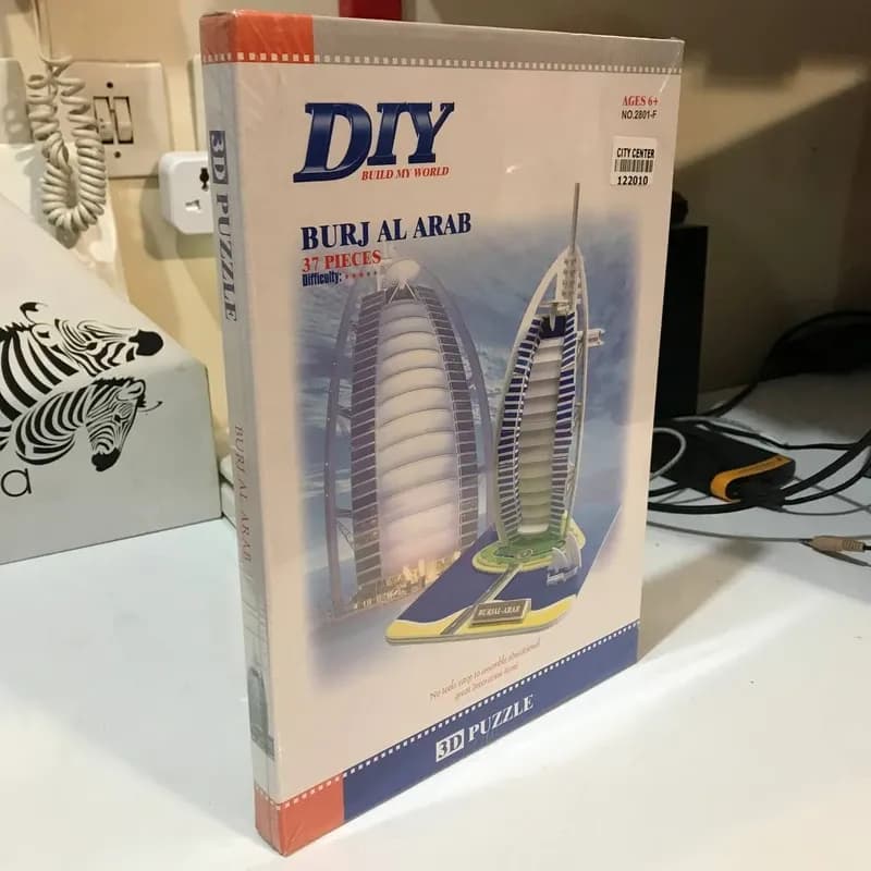 پازل ماکت سه بعدی مدل BURJ AL ARAB کد 2801-F — تصویر ۲