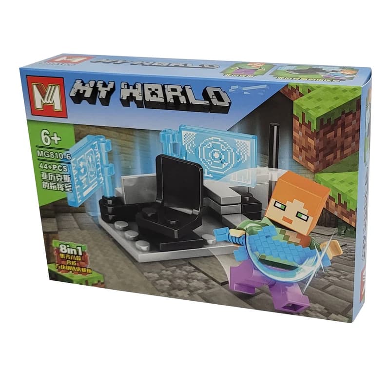 ساختنی مینگ جی مدل ماینکرافت طرح Minecraft Alex کد MG810-6 — تصویر ۳