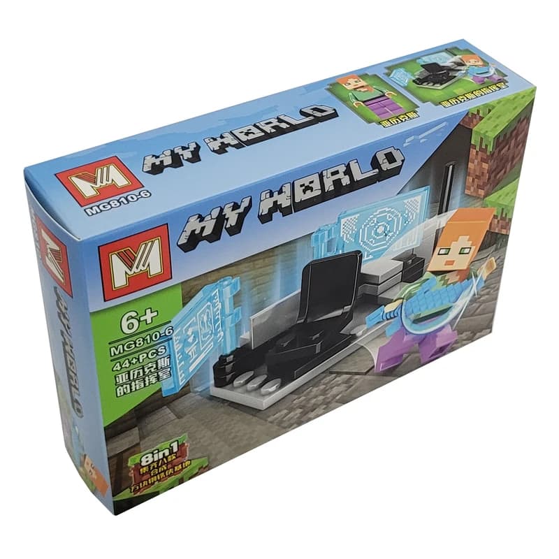 ساختنی مینگ جی مدل ماینکرافت طرح Minecraft Alex کد MG810-6