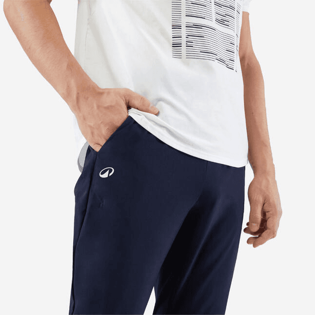 شلوار تنیس مردانه دکتلون DECATHLON Essential – سرمه ای — تصویر ۴