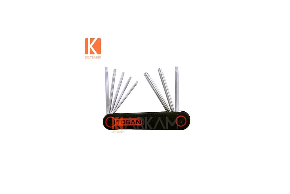 آچار آلن تاشو ستاره ای توسن T9-T40-T728-N940
