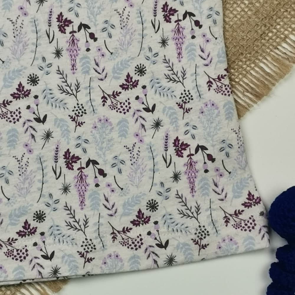 تاپ نوزادی دخترانه آستین تاپ برند Tu طرح گل دار پاپیون دار سفید رنگ – 6-7 سال — تصویر ۵
