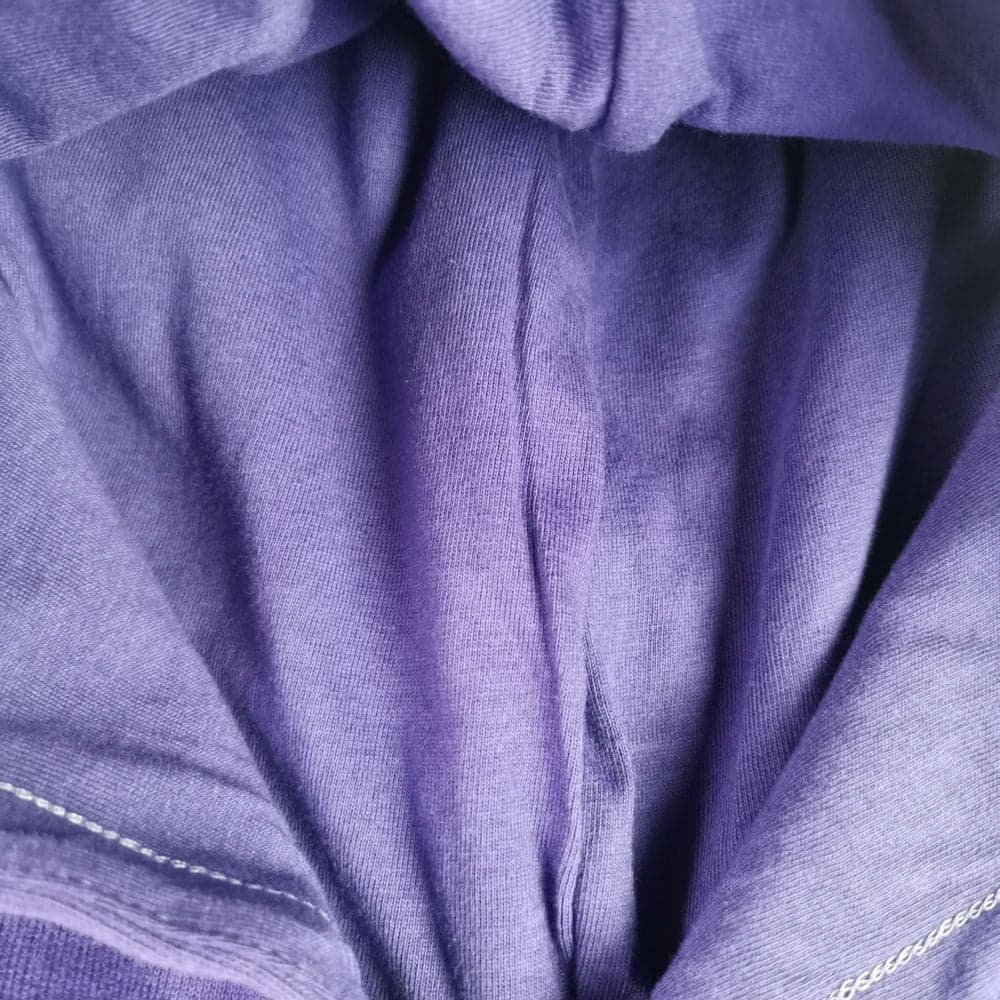 هودی کلاهدار طرح بنفش ساده – 6-8 سال — تصویر ۷