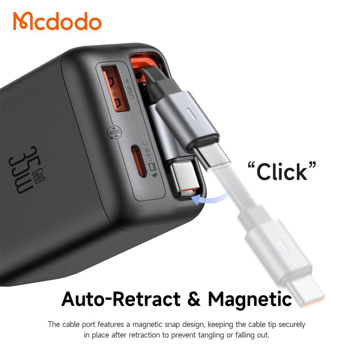 شارژر دیواری مک دودو Mcdodo CH-1280 توان 35 وات — تصویر ۲