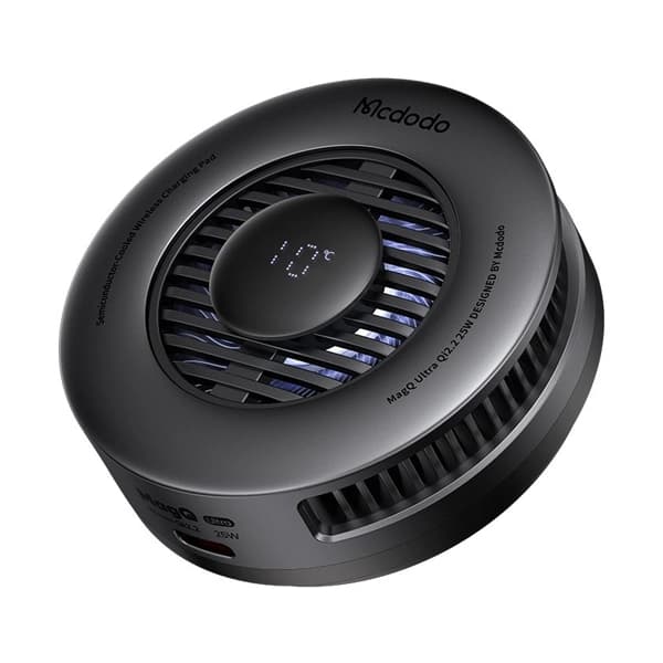 شارژر وایرلس مگنتی مک دودو Mcdodo CH-8410 با فن خنک کننده توان ۲۵ وات