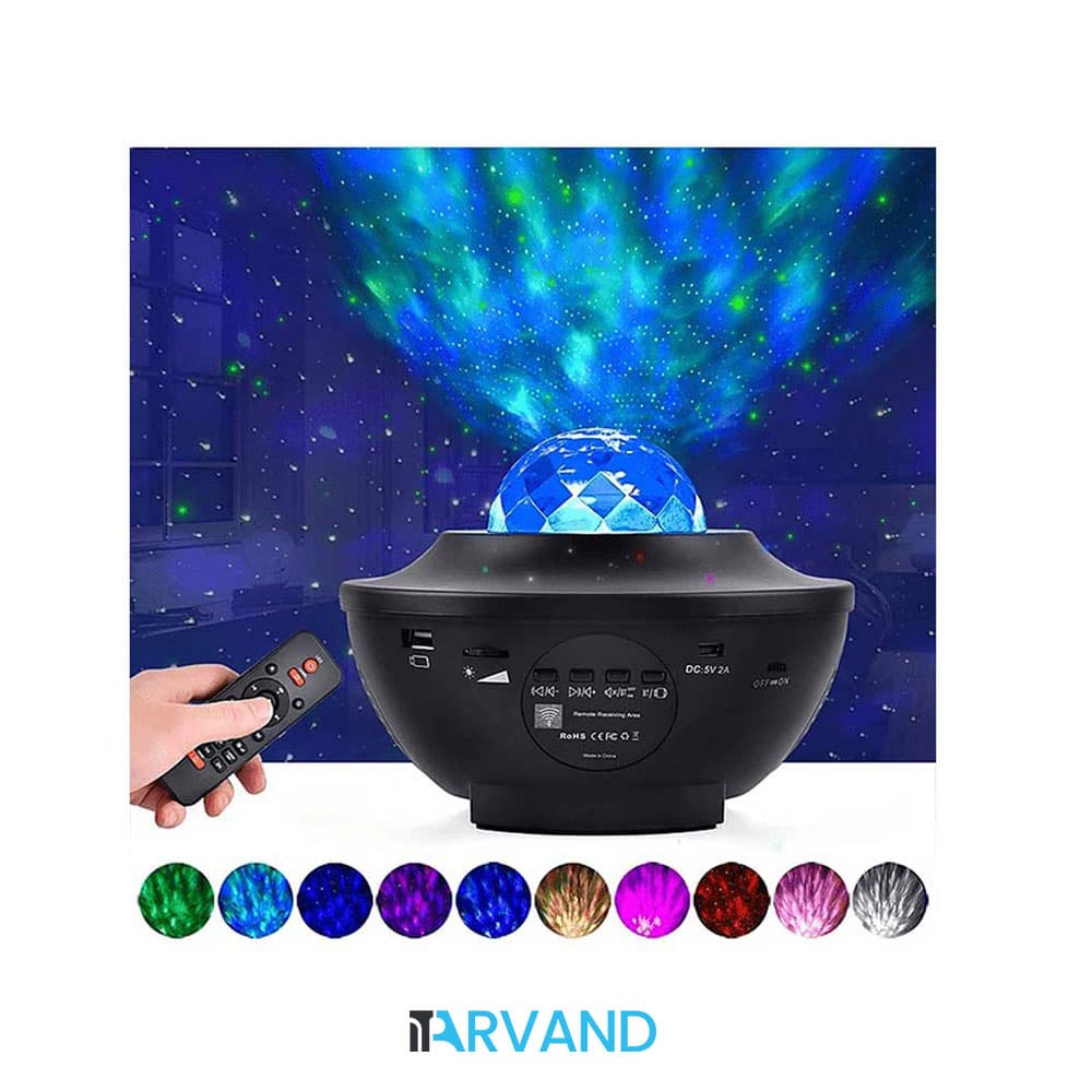 چراغ خواب پروژکتور کهکشانی Starry Projector (اورجینال) — تصویر ۲