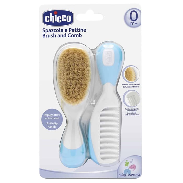 ست شانه و برس چیکو آبی Chicco — تصویر ۲