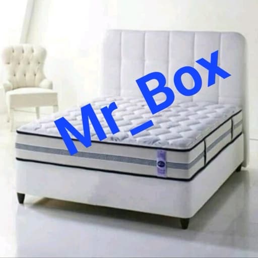 تختخواب باکس ثابت هتلی سایز 120 باتاج تخت بدون تشک مدل21 مبلمان فرنا مدل 1141245