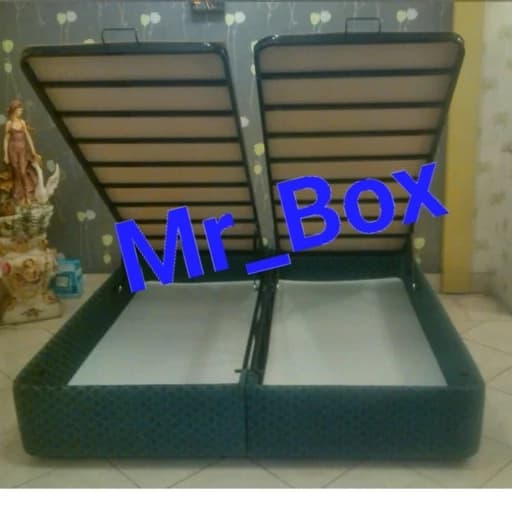 تختخواب تخت خواب باکس جکدار هتلی دوتیکه سایز 200 مدل16 مبلمان فرنا مدل 1141244