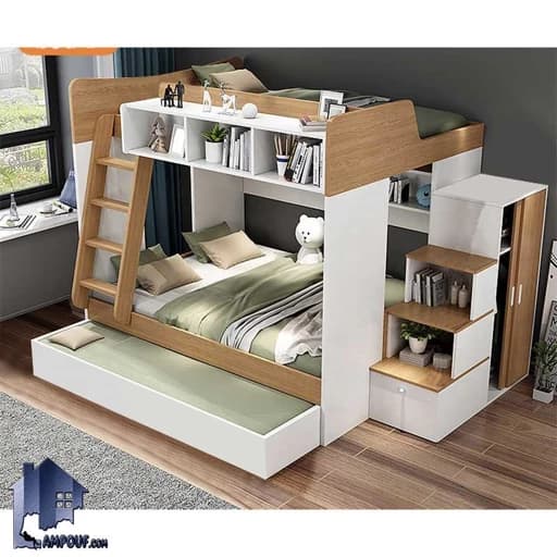 تخت خواب دوطبقه ای F20040 مبلمان فرنا مدل 1141195