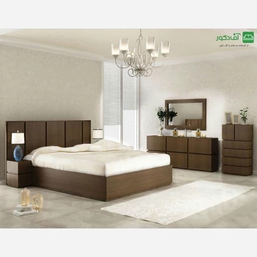 سرویس تخت خواب F176 مبلمان فرنا مدل 1141189