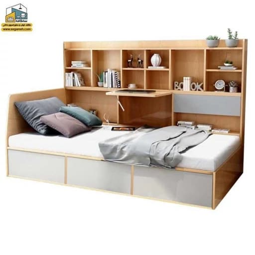 تخت خواب ویترین دار F50023 مبلمان فرنا مدل 1141185