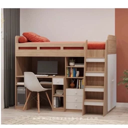 تخت خواب دوطبقه ای بزرگ سال F40087 مبلمان فرنا مدل 1141174