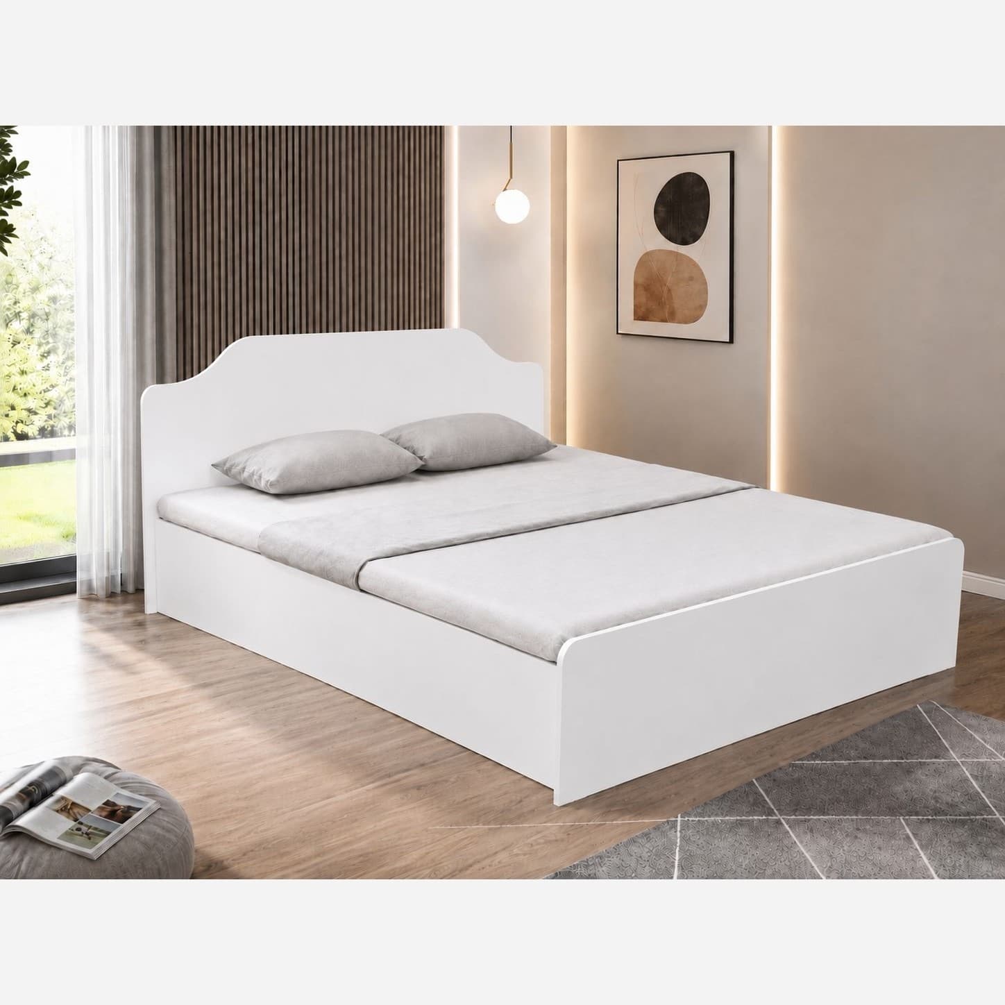 تخت خواب بزرگسال یک نفره کد 0042 مبلمان فرنا مدل 1141101 — تصویر ۳