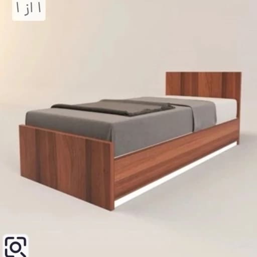 تخت خواب بزرگسال کد 0090 مبلمان فرنا مدل 1141100