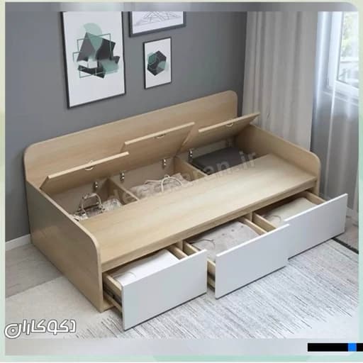 تخت خواب بزرگسال کد 0025 مبلمان فرنا مدل 1141039