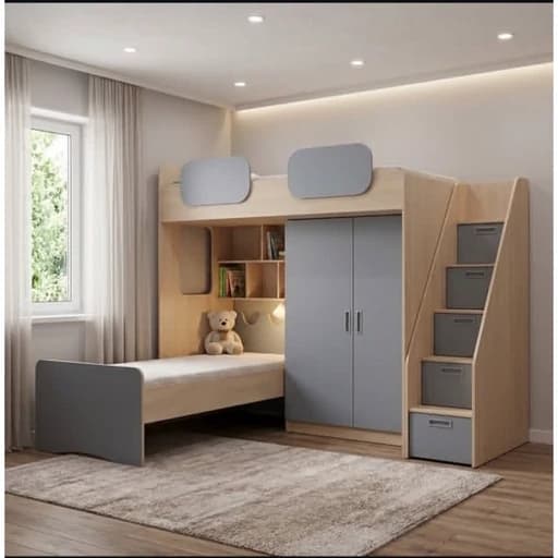 تخت خواب دو طبقه SL0087 مبلمان فرنا مدل 1141020