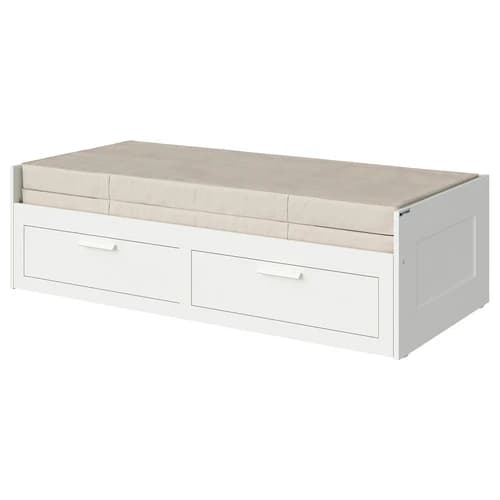 تخت خواب یک نفره مدل R104 سایز 90 200 سانتی متر مبلمان فرنا مدل 1141009