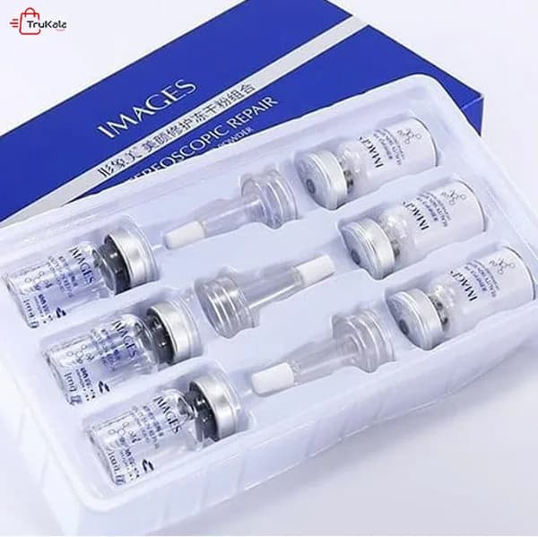 پک کوکتل ویال مالشی ترکیبی پودری و مایع برند ایمجز Images — تصویر ۳