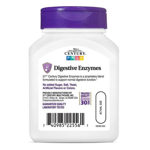 آنزیم گوارشی سنتری 21st Century Digestive Enzymes — تصویر ۴