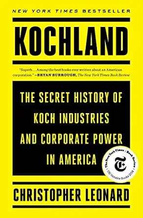 و دانلود نسخه کامل کتاب زبان اصلی Kochland: The Secret History of Koch Industries and Corporate Power in America PDF | دانلود کتاب خارجی