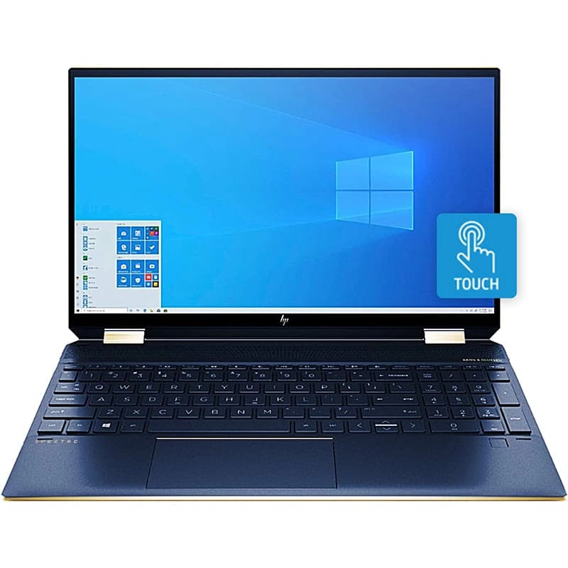 لپ تاپ استوک 15.6 اینچی اچ پی مدل Spectre پردازنده i7 رم 16 گیگابایت هارد 256 گیگابایت SSD صفحه نمایش لمسی