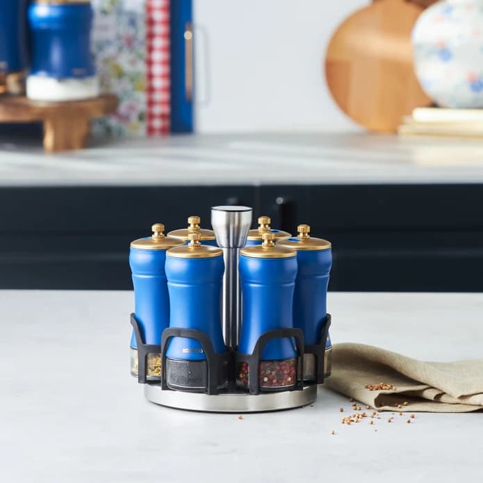جا ادویه ای استند چرخشی کاراجا مدل blue Berry