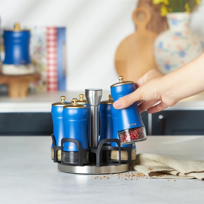 جا ادویه ای استند چرخشی کاراجا مدل blue Berry — تصویر ۲
