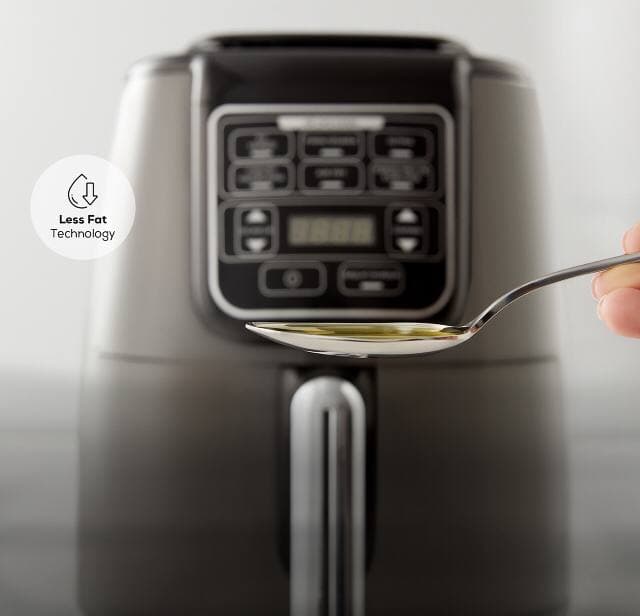 هواپز رژیمی کاراجا مدل airpro cook رنگ مشکی سیلور — تصویر ۷