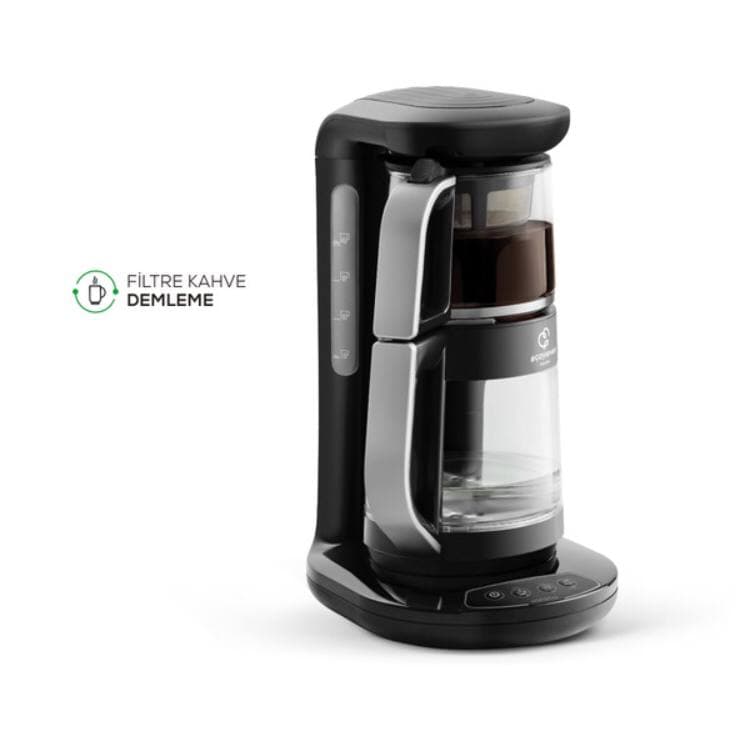 چاییساز برقی کاراجا مدل رباتیک connect robotea کروم — تصویر ۵