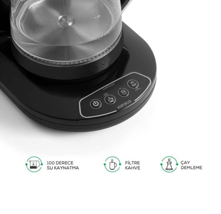چاییساز برقی کاراجا مدل رباتیک connect robotea کروم — تصویر ۴