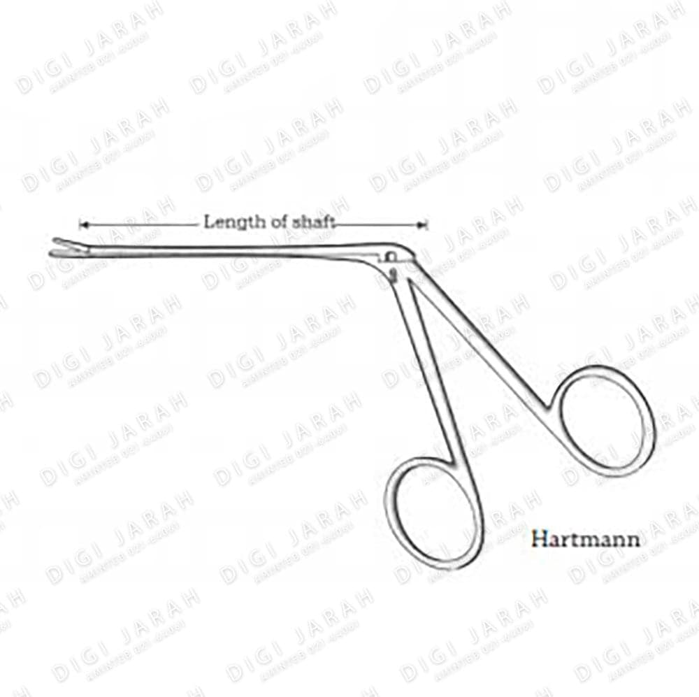 کاپ فورسپس گوش J-31-1310 surgicon 8.5cm 3mm