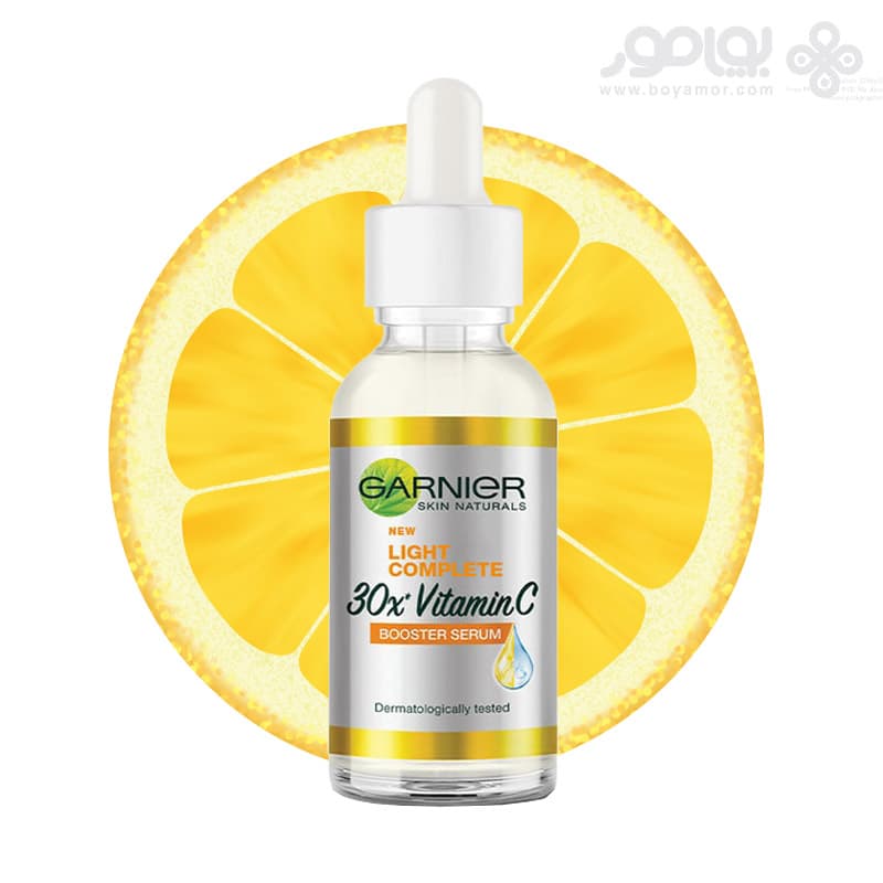 سرم ویتامین C گارنیر مدل BOOSTER SERUM حجم 30 میل — تصویر ۴