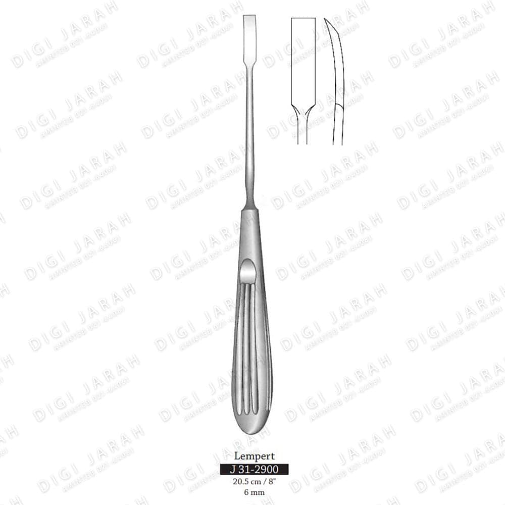 الویتور لمپرت گوش J-31-2900 surgicon 20/18CM 6MM
