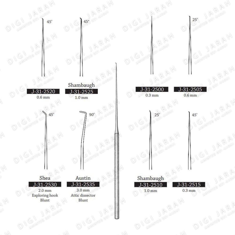 هوک گوش بلانت J-31-2520 surgicon