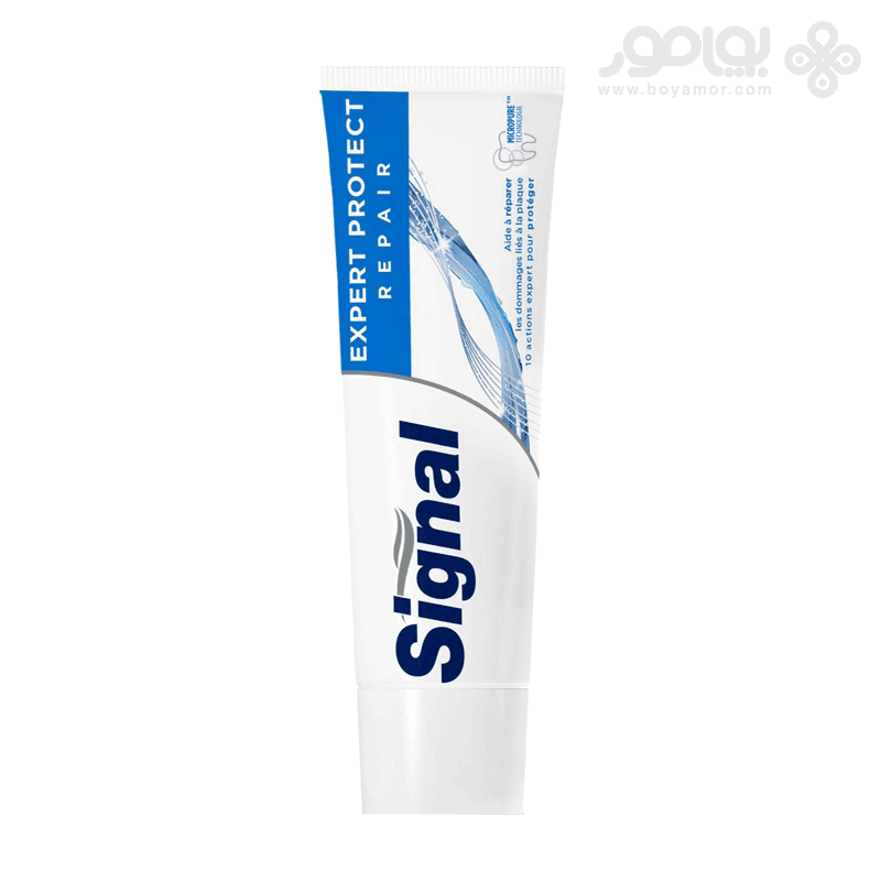خمیر دندان ترمیم کننده سیگنال مدل EXPERT PROTECT حجم 75 میل — تصویر ۲