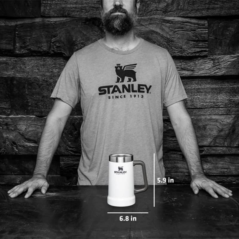 ماگ استنلی مدل BIG GRIP BEER STEIN – حجم 0.7 لیتر — تصویر ۴