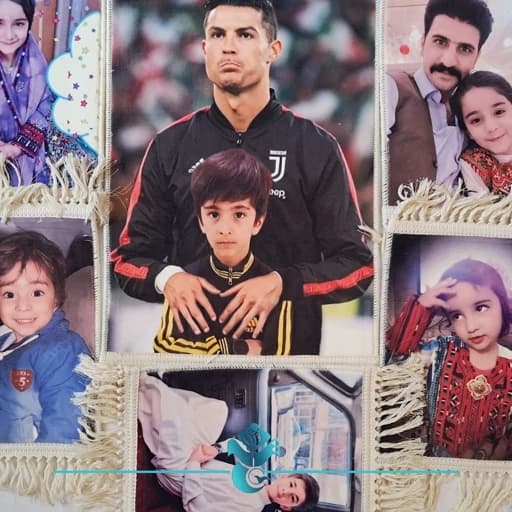 تابلو فرش ماشینی چهره 30در40 (پک دوتایی)