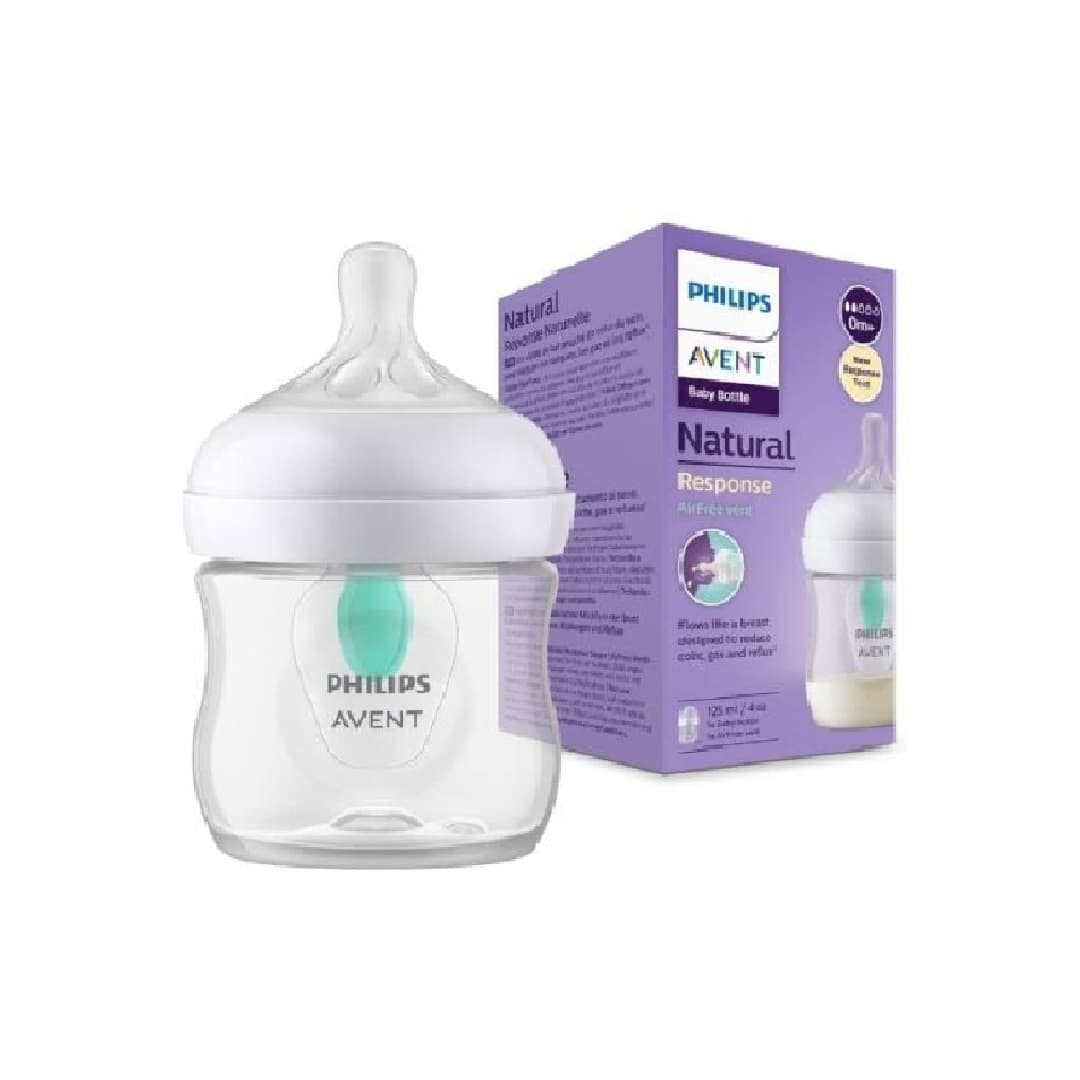 شیشه شیر اونت طلقی آنتی کولیک نچرال ریسپانس Philips Avent سوپاپ دار
