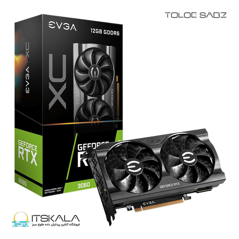کارت گرافیک EVGA GeForce RTX 3060 XC GAMING 12GB