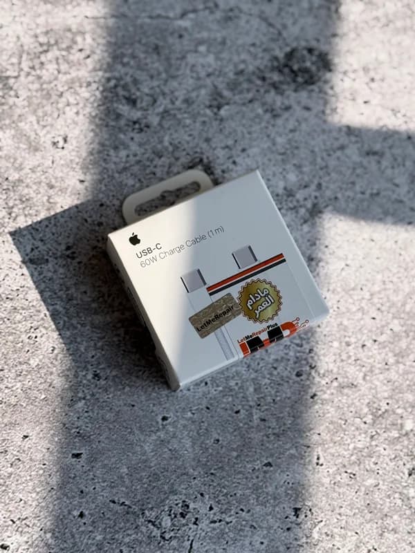 کابل شارژ USB-C به USB-C کنفی 60 وات اپل با گارانتی مادام العمر